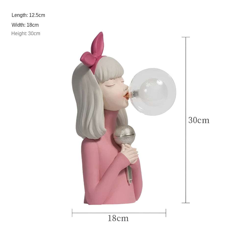Skanto | BubbleFairies Bordlampe – Enchanting Quartet Tegneserie Jente Figur Lys