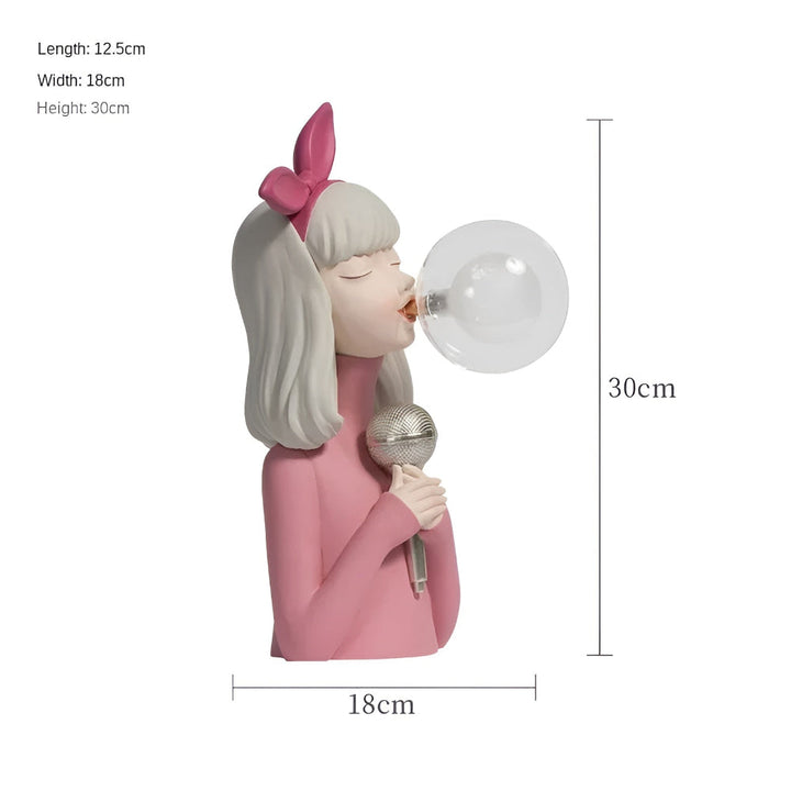 Skanto | BubbleFairies Bordlampe – Enchanting Quartet Tegneserie Jente Figur Lys
