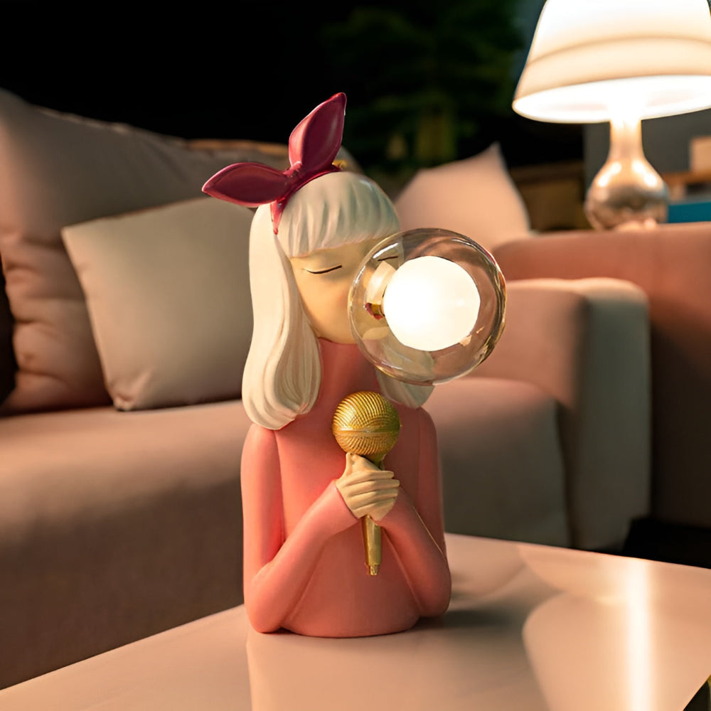 Skanto | BubbleFairies Bordlampe – Enchanting Quartet Tegneserie Jente Figur Lys