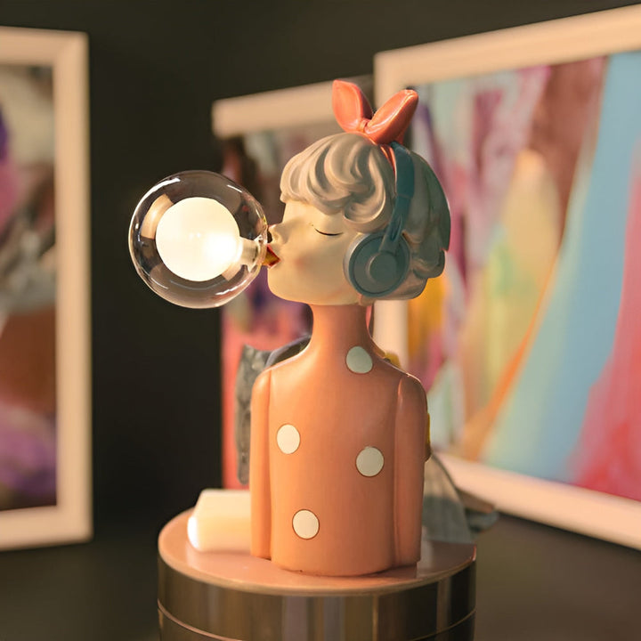 Skanto | BubbleFairies Bordlampe – Enchanting Quartet Tegneserie Jente Figur Lys