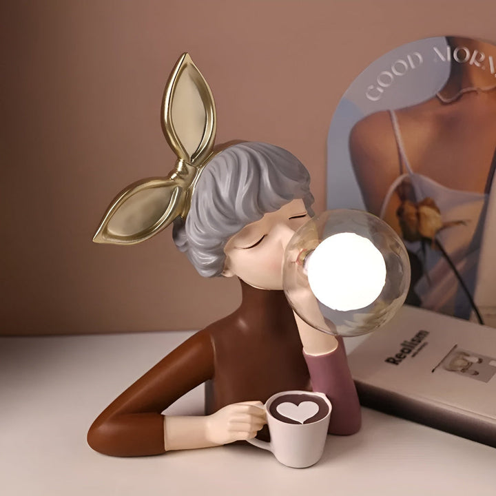 Skanto | BubbleFairies Bordlampe – Enchanting Quartet Tegneserie Jente Figur Lys