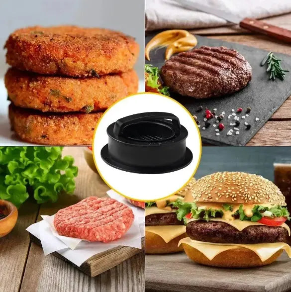 Burgerpresse med vridningslås for perfekte burgere | Skanto