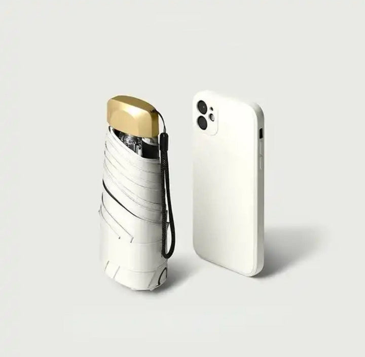 Mini Pocket Paraply UV Beskyttelse Kompakt | Skanto