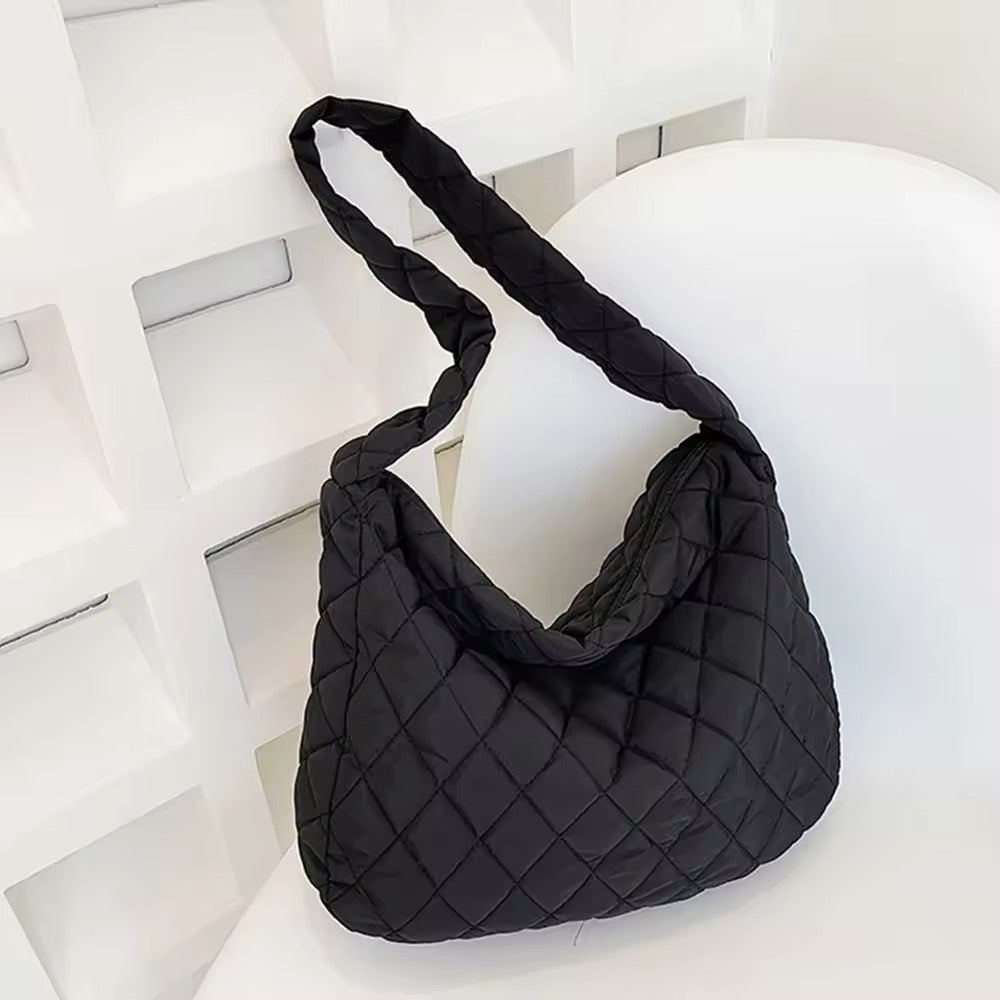 Skanto | Polstret Ballett Extra Large Puffer Tote Crossbody Polstret Skulderveske