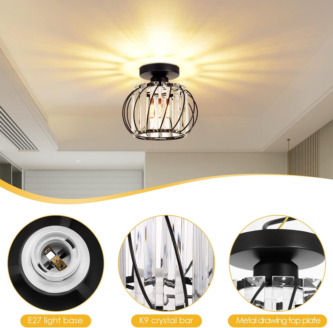 Glass Ceiling Light | Skanto
