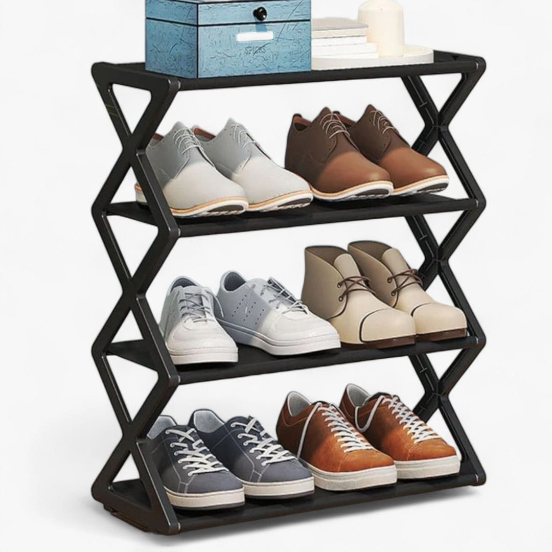 Skanto | Sam Minimalist Skoholder – Plassbesparende, Holdbar, Enkel Montering