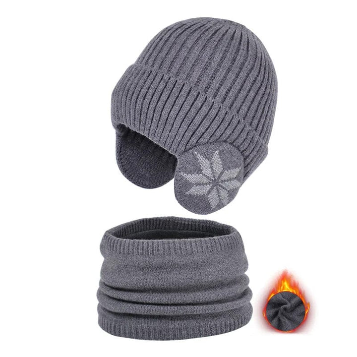 Skanto | Vinter Beanie Hatt Skjerf Sett Varme Strikket Hatt
