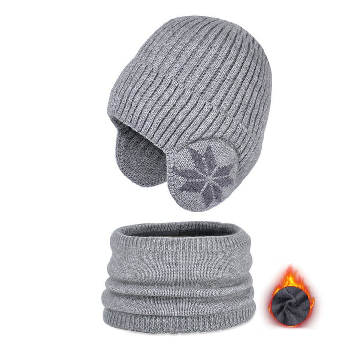 Skanto | Vinter Beanie Hatt Skjerf Sett Varme Strikket Hatt