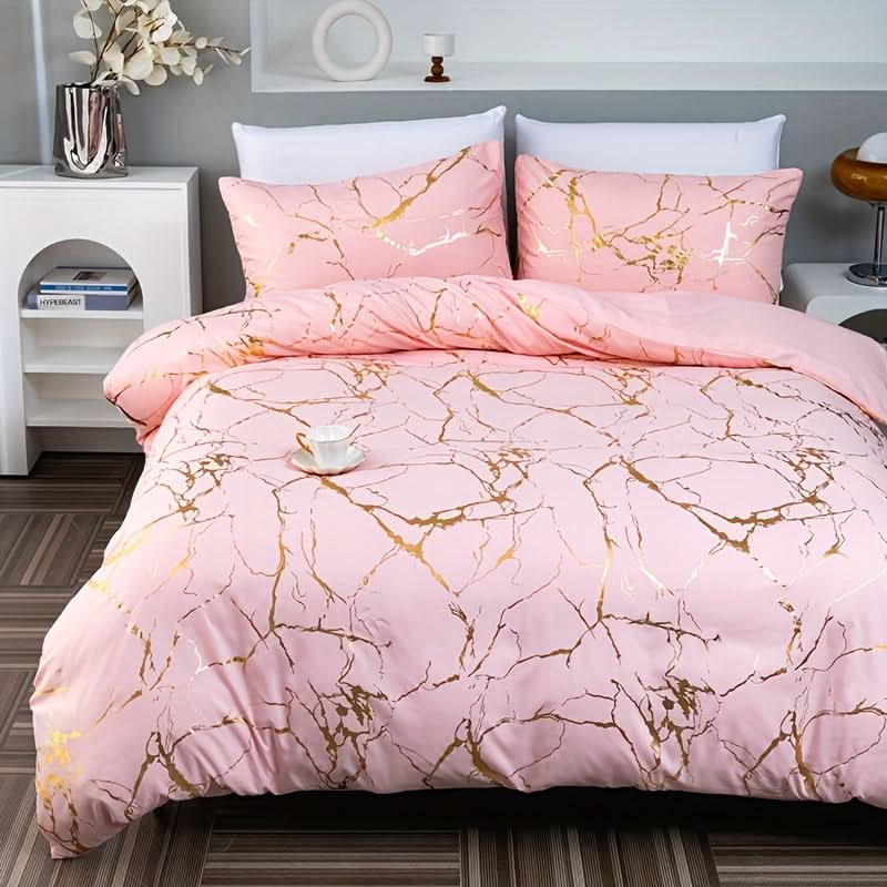 Luksus, vekt Bettwäscheset med elegant design