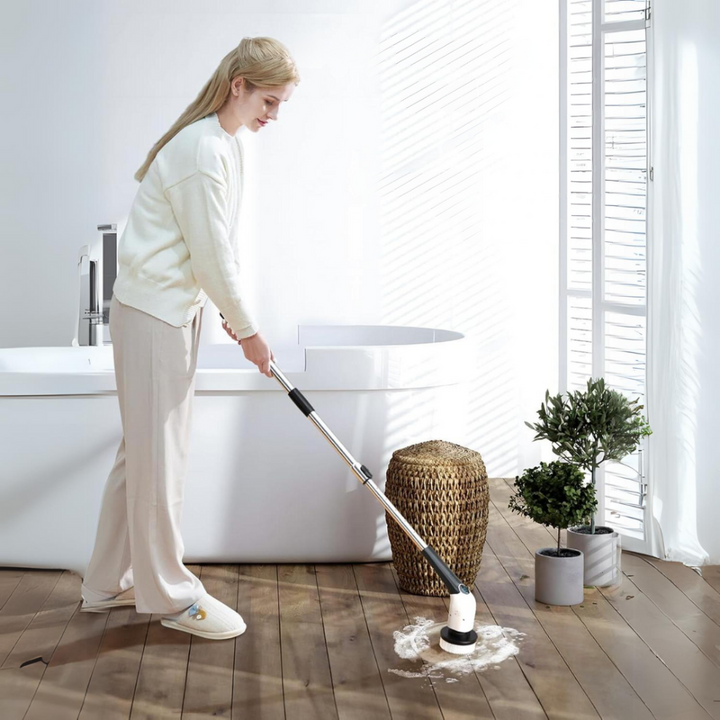 Skanto | Elektrisk Spin Scrubber – Enkel rengjøring på halvparten av tiden