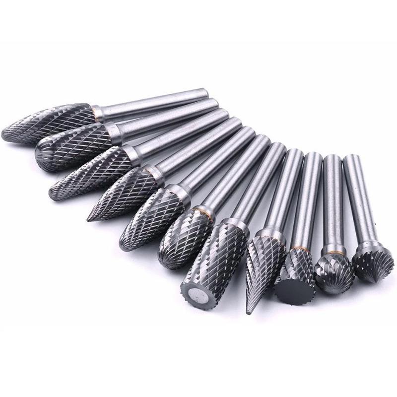 10 i 1 Wolframstål Slipende Hode (10PCS) | Skanto