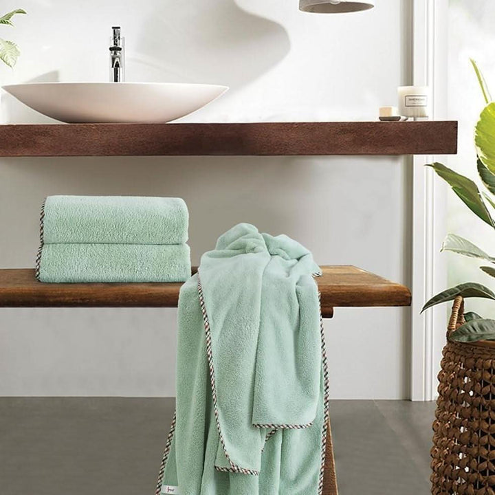 Skanto | Veluvon QuickDry Håndkle | Premium Mikrofiber Håndkle | Hurtigtørkende & Svært Absorberende | Myk, Lett & Reisesmart