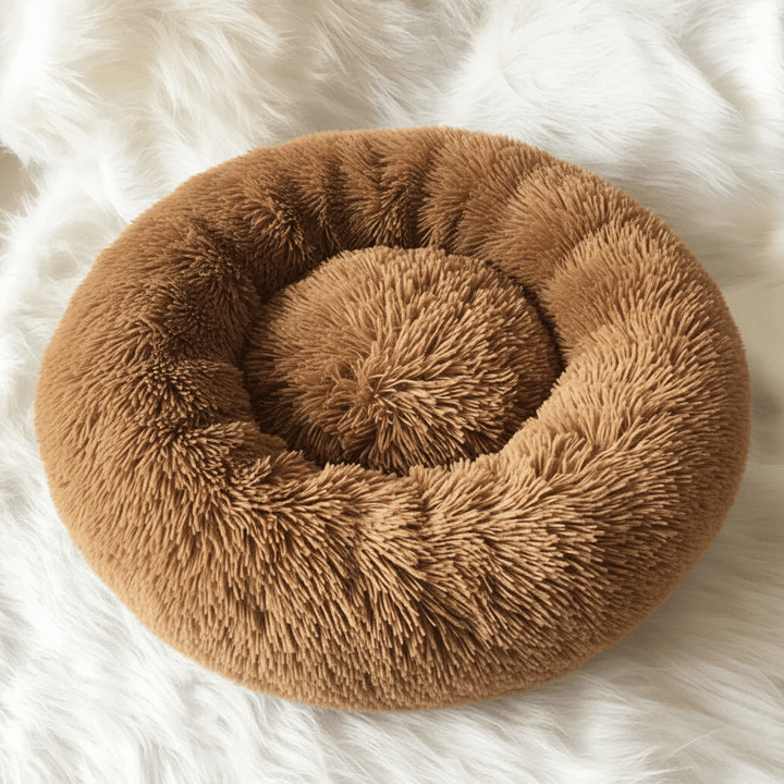 Skanto | Beroligende Faux Fur Hundeseng for Avslappet & Koselig Søvn