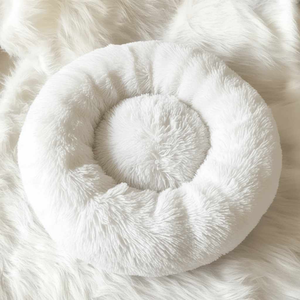 Skanto | Beroligende Faux Fur Hundeseng for Avslappet & Koselig Søvn