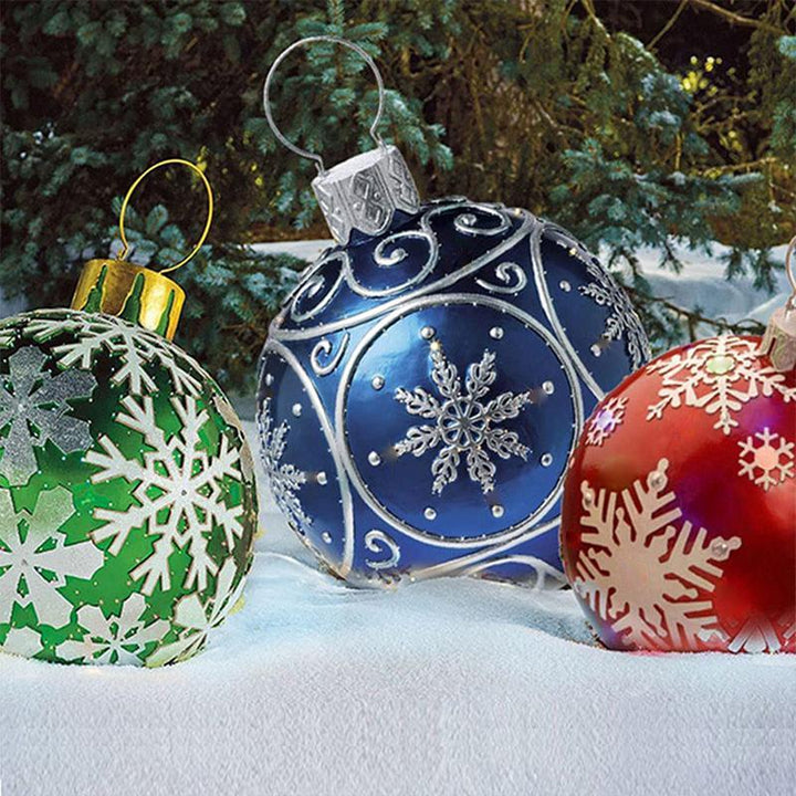 Skanto | Utendørs juleballong dekorert ball