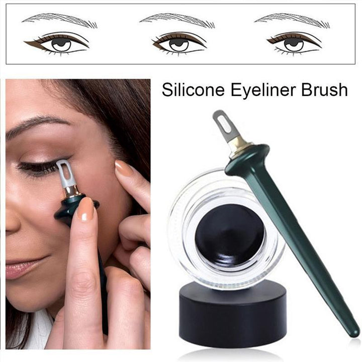 Skanto | Enkel No-Skip Eyeliner (Med Pensel)