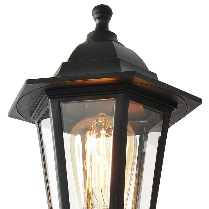 Skanto | Svart Utendørs Vintage Henge Lampe med PIR