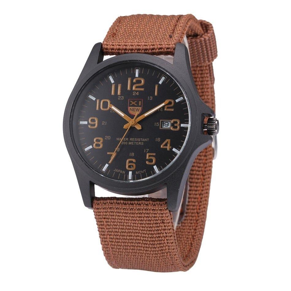 Skanto | Taktisk Arméklokke - Militærstil Håndleddsur