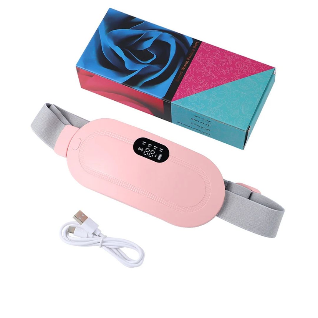 CalmFlow Varmpute for menstruasjonssmerter | Lindre menstruasjonssmerter - Beroligende varme for kramper - Muskelslapphet - Stressreduksjon Skanto
