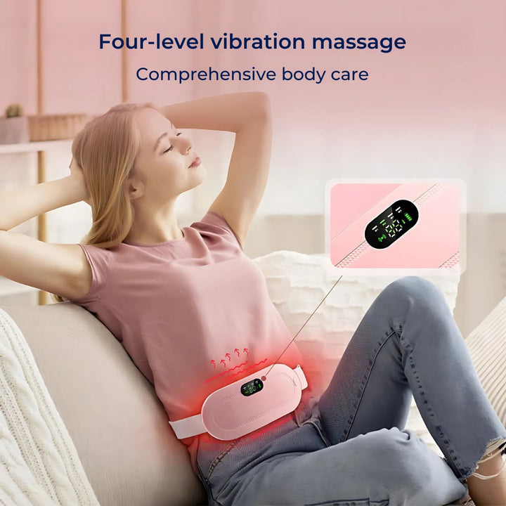 CalmFlow Varmpute for menstruasjonssmerter | Lindre menstruasjonssmerter - Beroligende varme for kramper - Muskelslapphet - Stressreduksjon Skanto