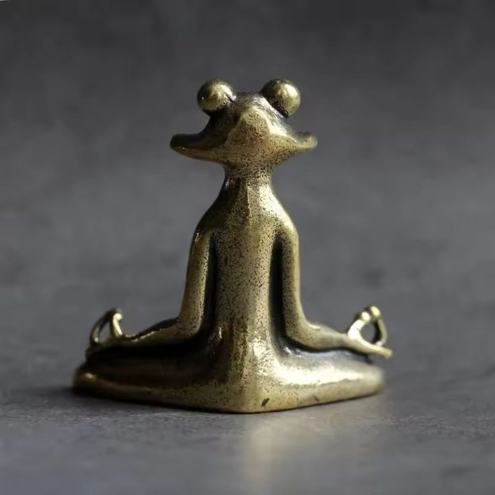 Skanto | Calm Lotus Frog Miniatyrfigurine