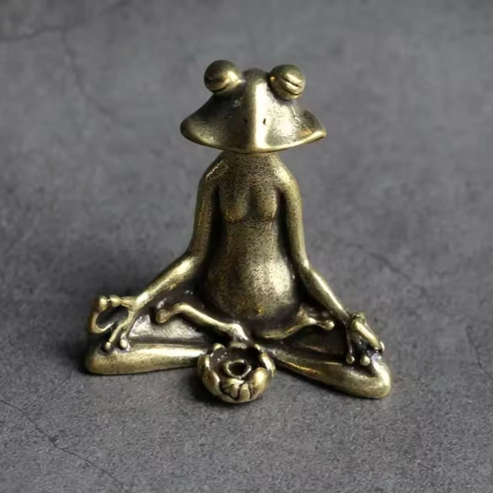 Skanto | Calm Lotus Frog Miniatyrfigurine