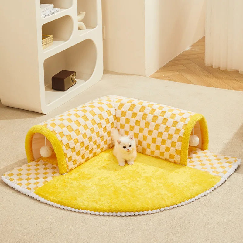 CozyCat Tunnel – Stilfullt lekeområde for katter Skanto