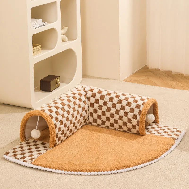 CozyCat Tunnel – Stilfullt lekeområde for katter Skanto
