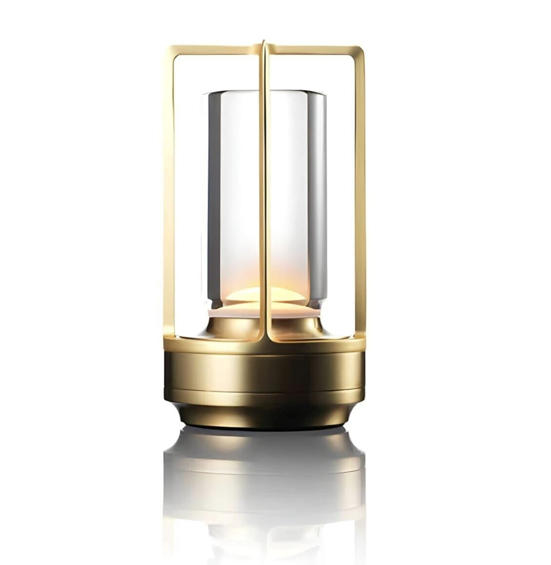 Skanto | Trådløs Lantern Lampe med Krystallskjerm
