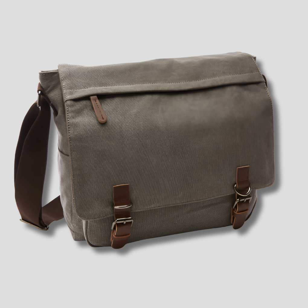 Skanto | Carlos – Robust Herresekk for Daglig Bruk | Slitesterk Lerret Crossbody Bag