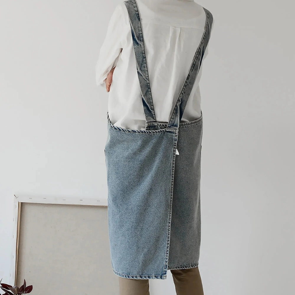 Skanto | Casual Cotton Denim Pocket Forkle