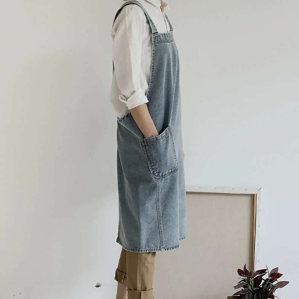 Skanto | Casual Cotton Denim Pocket Forkle