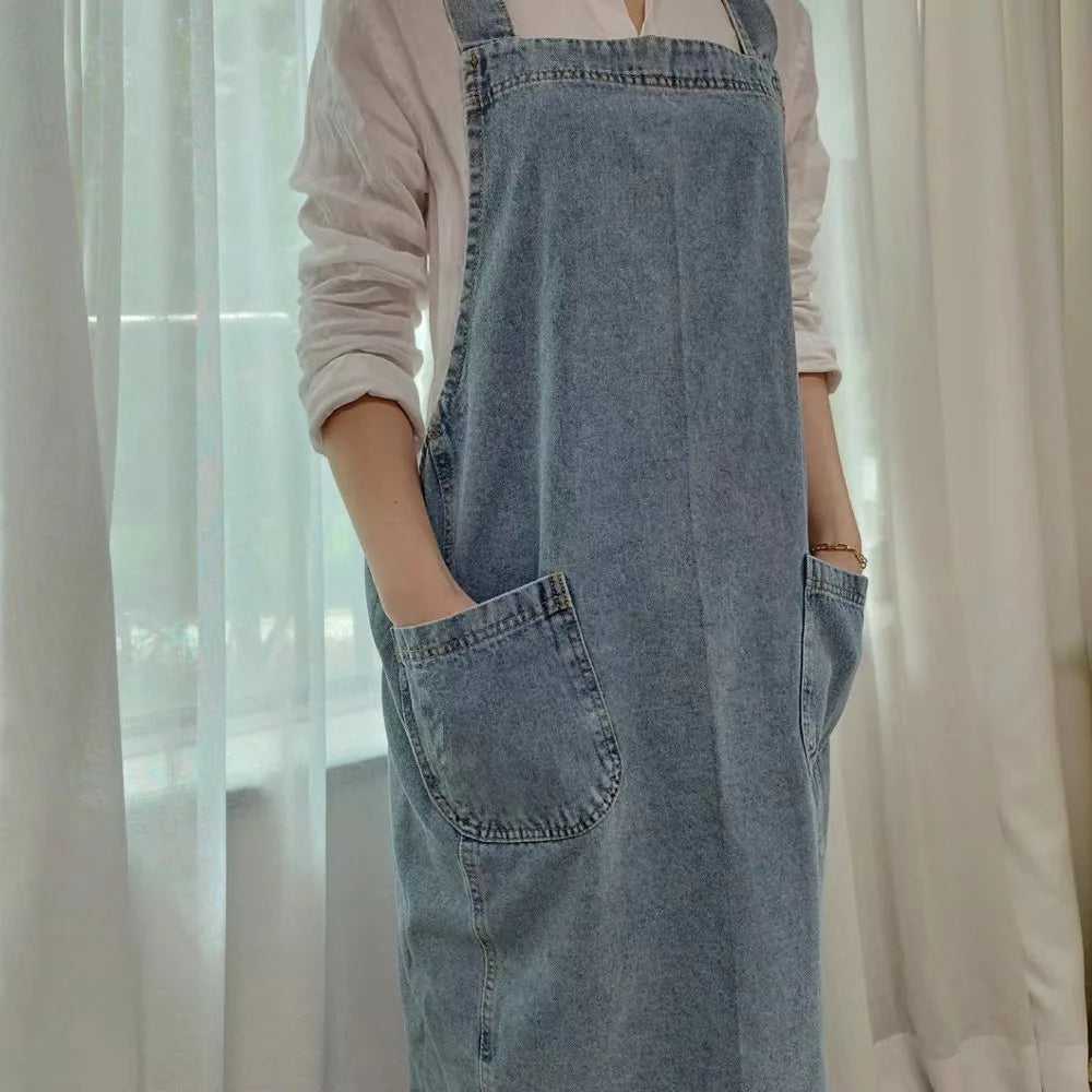 Skanto | Casual Cotton Denim Pocket Forkle
