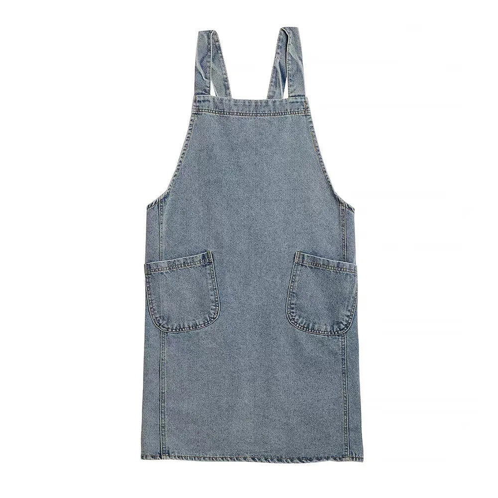 Skanto | Casual Cotton Denim Pocket Forkle