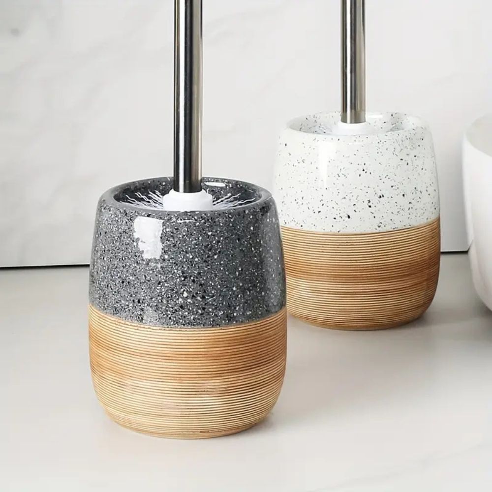 Skanto | Elegant Bad Toalettbørste & Holder Sett