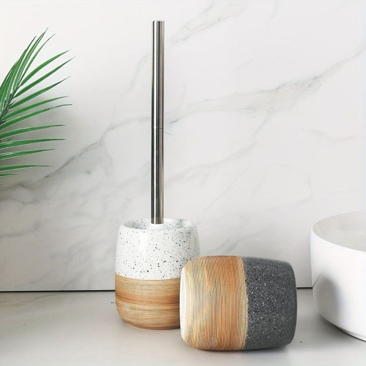 Skanto | Elegant Bad Toalettbørste & Holder Sett