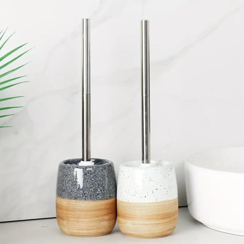 Skanto | Elegant Bad Toalettbørste & Holder Sett