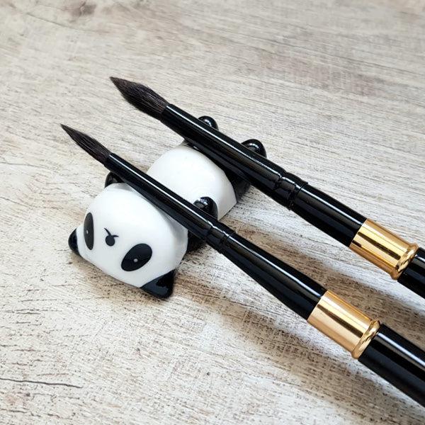 Keramisk Panda Malepensel Spisepinner Holder | Skanto