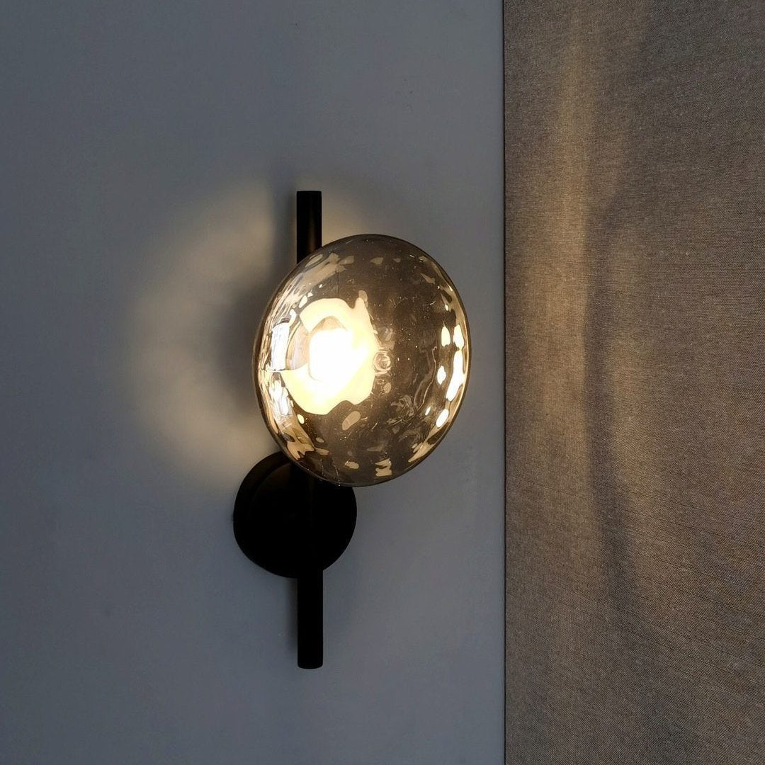 Skanto | Rund Glass Vegglampe i Skandinavisk Design