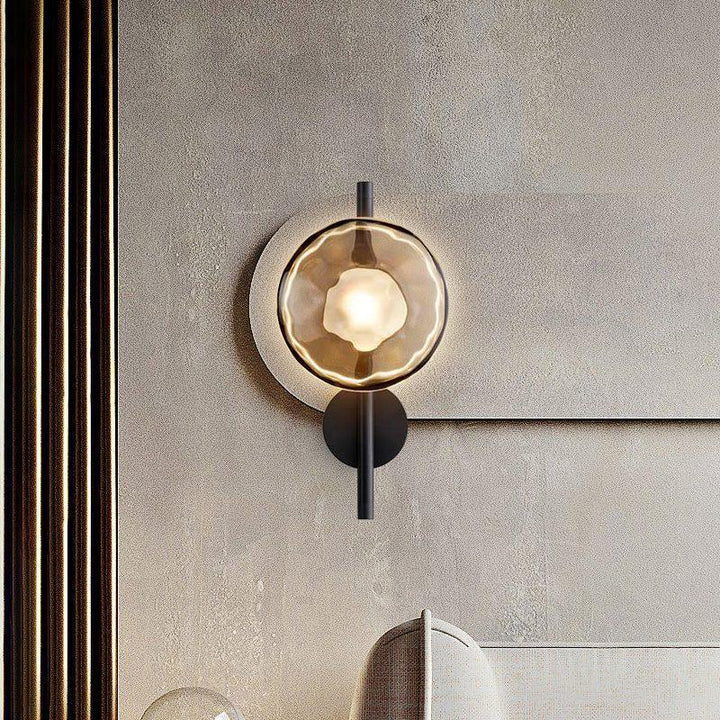 Skanto | Rund Glass Vegglampe i Skandinavisk Design