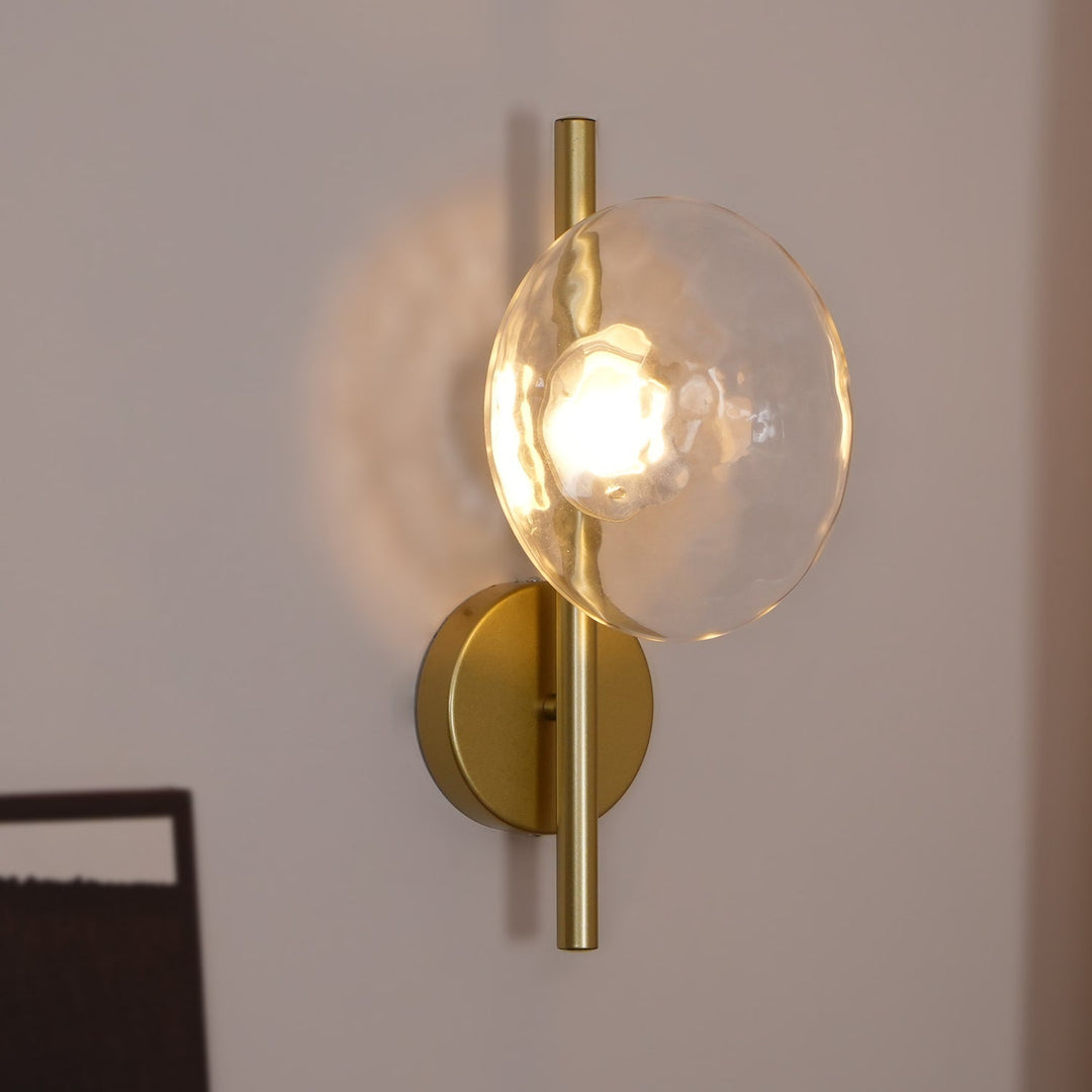 Skanto | Rund Glass Vegglampe i Skandinavisk Design