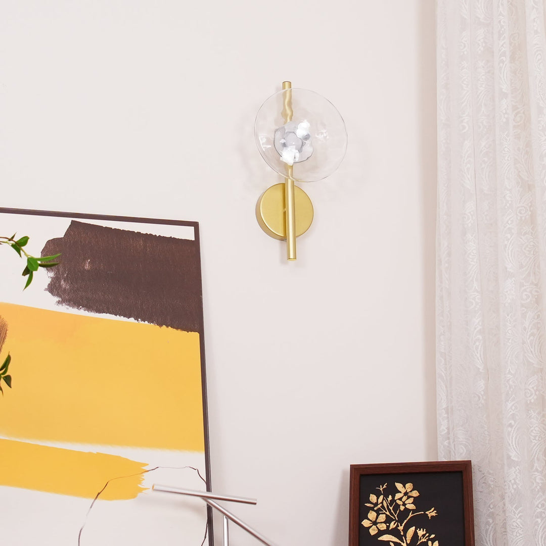 Skanto | Rund Glass Vegglampe i Skandinavisk Design