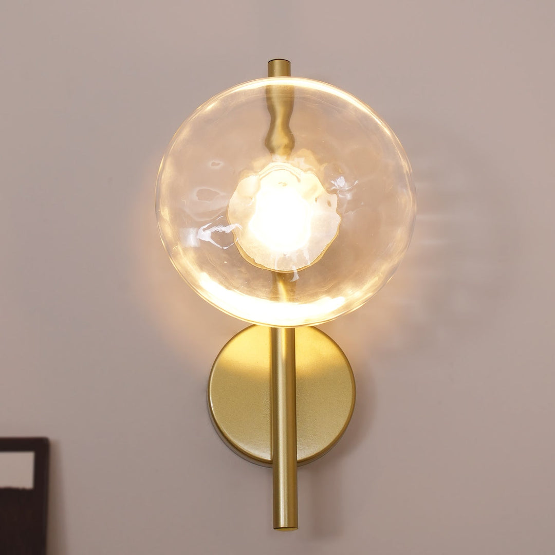 Skanto | Rund Glass Vegglampe i Skandinavisk Design
