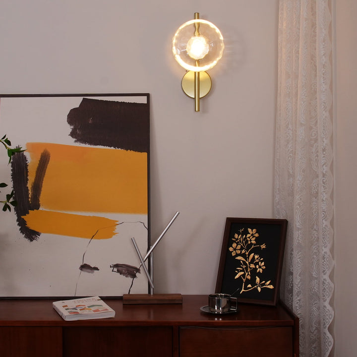 Skanto | Rund Glass Vegglampe i Skandinavisk Design