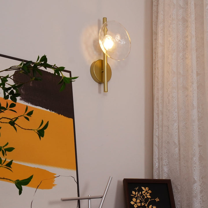 Skanto | Rund Glass Vegglampe i Skandinavisk Design