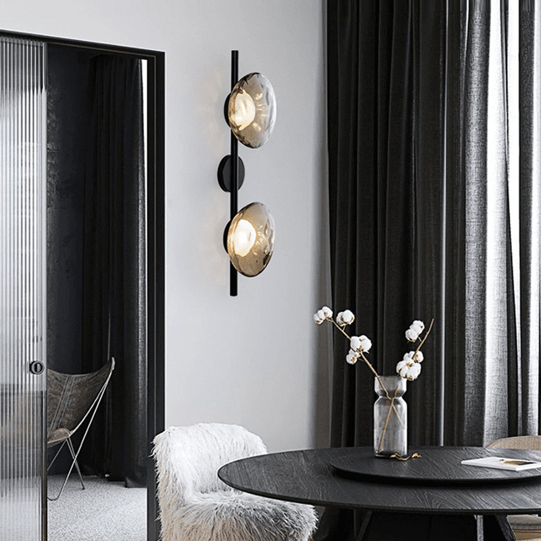 Skanto | Rund Glass Vegglampe i Skandinavisk Design