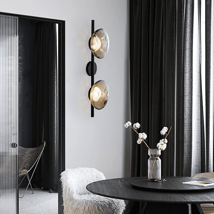 Skanto | Rund Glass Vegglampe i Skandinavisk Design