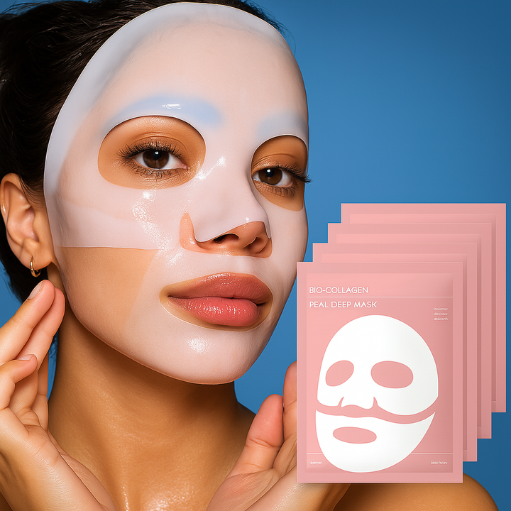 Dermaglow | Kollagen Arkmaske – Overnatt Hydrering – Hydrogel – Moden & Tørr Hud Skanto