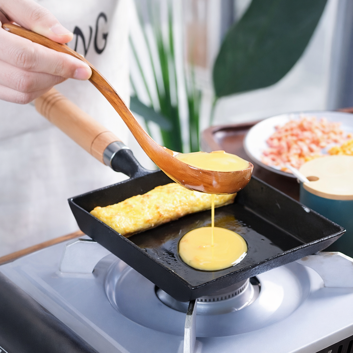 Japansk støpejern eggpanne for Tamagoyaki | Skanto