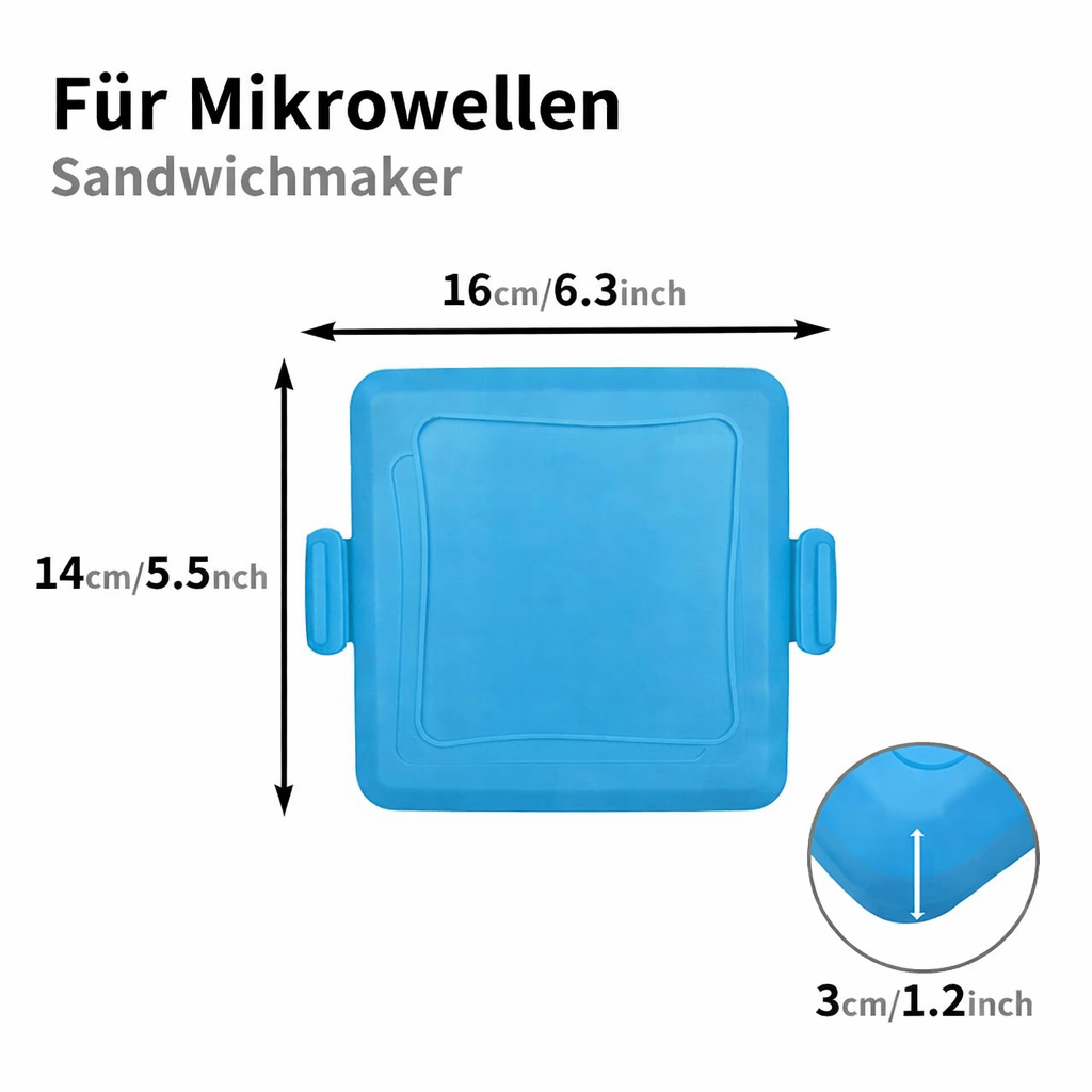 CrunchMate™ Sandwich Maker for Microwave & Oven | Skanto